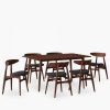 milton-malmros-6-chairs-dining-set-walnut-dark-grey-p44598-2867437_image Milton & Malmros 6 Chairs Dining Set, Walnut & Dark Grey
