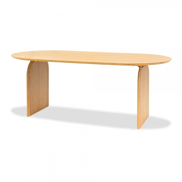 Mina 6 Seat Wooden Dining Table, Oak