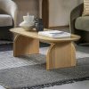 Mina Wooden Coffee Table, Oak