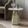 Mirabelle Round Side Table, Green