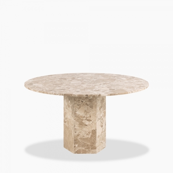naxos-4-seat-round-dining-table-latte-marble-p46019-2880127_image Naxos 4 Seat Round Dining Table, Latte Marble
