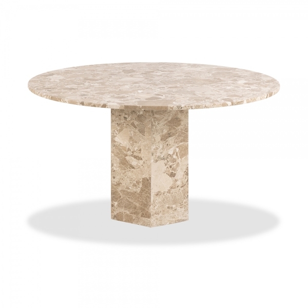 naxos-4-seat-round-dining-table-latte-marble-p46019-2880130_image Naxos 4 Seat Round Dining Table, Latte Marble