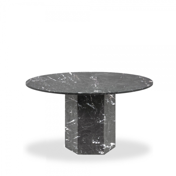 naxos-4-seat-round-dining-table-onyx-black-marble-p46347-2885702_image Naxos 4 Seat Round Dining Table, Onyx Black Marble