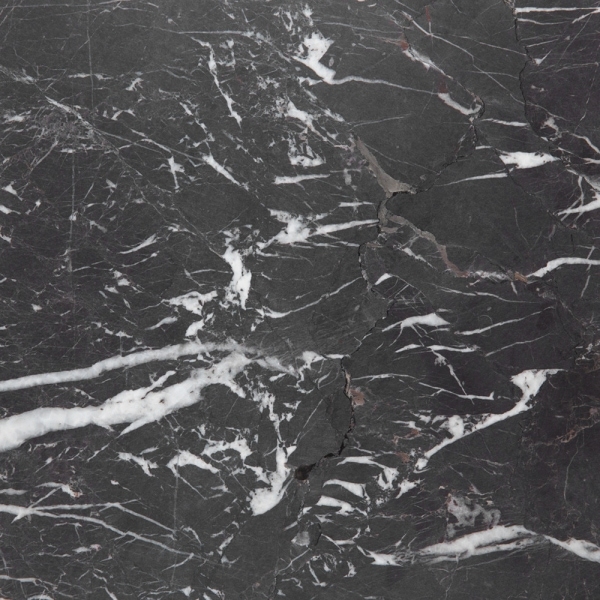 Naxos Round Side Table, Onyx Black Marble