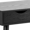 Neptun Office Desk, Black Ash