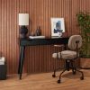 Neptun Office Desk, Black Ash