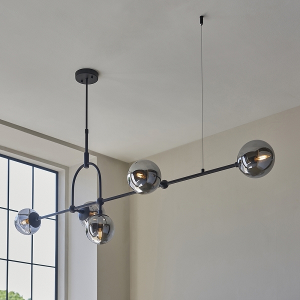 niamh-linear-pendant-chandelier-smokey-grey-p43823-2858133_image Niamh Linear Pendant Chandelier, Smokey Grey
