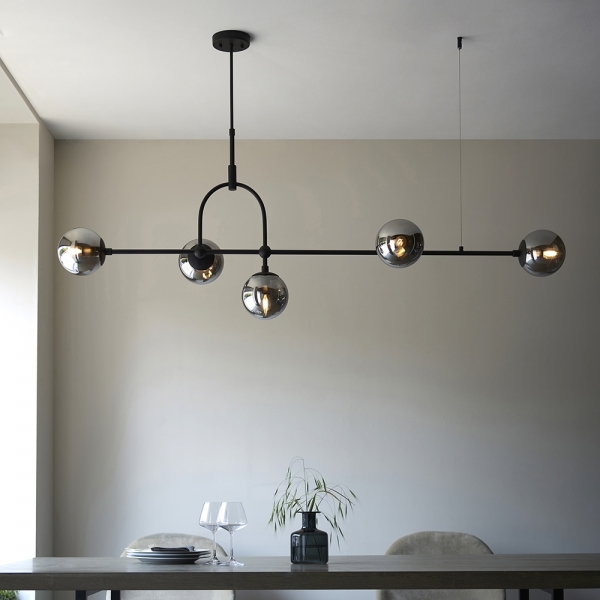 niamh-linear-pendant-chandelier-smokey-grey-p43823-2858135_image Niamh Linear Pendant Chandelier, Smokey Grey