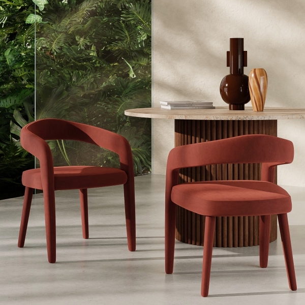 ophelia-carver-dining-chair-rust-sustainable-velvet-p45017-2876198_image Ophelia Carver Dining Chair, Rust Sustainable Velvet