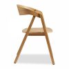 Osaka Stackable Carver Dining Chair, Natural Oak