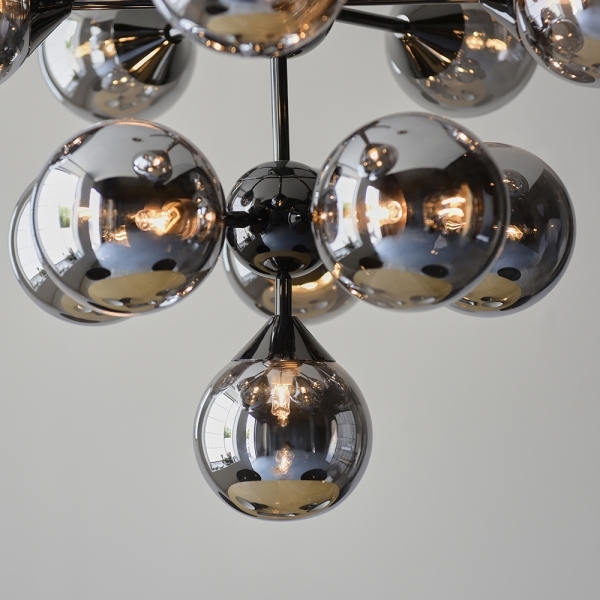 oscar-globe-pendant-chandelier-smokey-grey-p43851-2858624_image Oscar Globe Pendant Chandelier, Smokey Grey