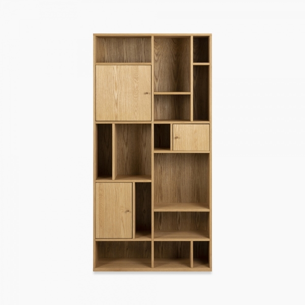 rangoon-large-bookcase-oak-p45699-2877623_image Rangoon Large Bookcase, Oak