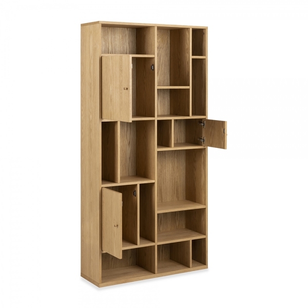 rangoon-large-bookcase-oak-p45699-2877626_image Rangoon Large Bookcase, Oak