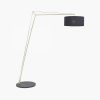 Redbridge Overreach Floor Lamp, Black & Brass