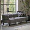 Reilly 3 Seater Sofa, Anthracite Grey