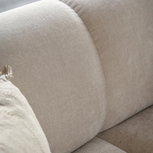 Reilly 3 Seater Sofa, Cool Cream