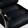 Rudolph Accent Chair, Black Leather
