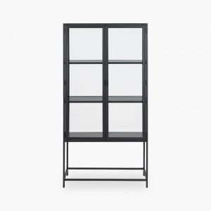 Seaford Display Cabinet, Black