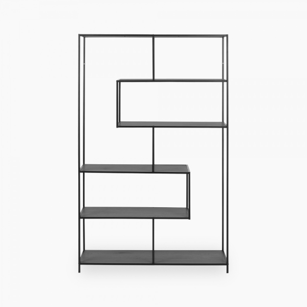 Seaford Large Display Unit, Black Ash