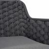 Sidney Armchair, Grey Textilene Weave