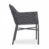 Sidney Armchair, Grey Textilene Weave