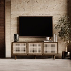 soller-large-tv-stand-walnut-effect-cane-p46015-2883163_image Soller Large TV Stand, Walnut Effect & Cane