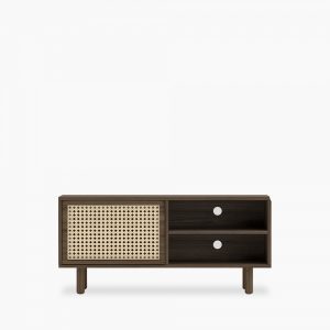 soller-tv-stand-walnut-effect-cane-p46013-2880367_image Soller TV Stand, Walnut Effect & Cane