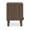 Soller TV Stand, Walnut Effect & Cane