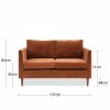 sylvie-2-seater-sofa-paprika-orange-p44673-2875428_image Sylvie 2 Seater Sofa, Paprika Orange