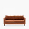 Sylvie 3 Seater Sofa, Paprika Orange