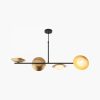 temuka-wide-pendant-chandelier-black-brass-p41078-2822337_image Temuka Wide Pendant Chandelier, Black & Brass