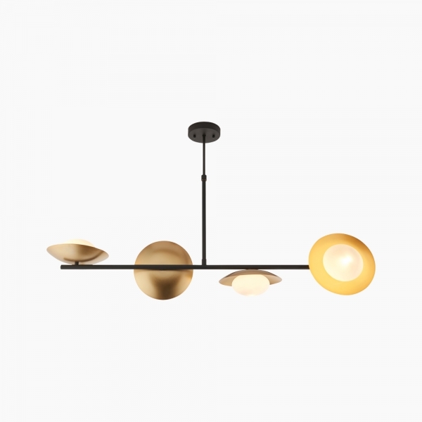 temuka-wide-pendant-chandelier-black-brass-p41078-2822337_image Temuka Wide Pendant Chandelier, Black & Brass