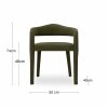 toulouse-ophelia-6-chair-dining-set-travertine-moss-green-sustainable-mohair-velvet-p46677-2886909_image Toulouse & Ophelia 6 Chair Dining Set, Travertine & Moss Green Sustainable Mohair Velvet