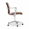 urma-low-back-office-chair-vintage-tan-chrome-p41477-2856889_image Urma Low Back Office Chair, Vintage Tan & Chrome