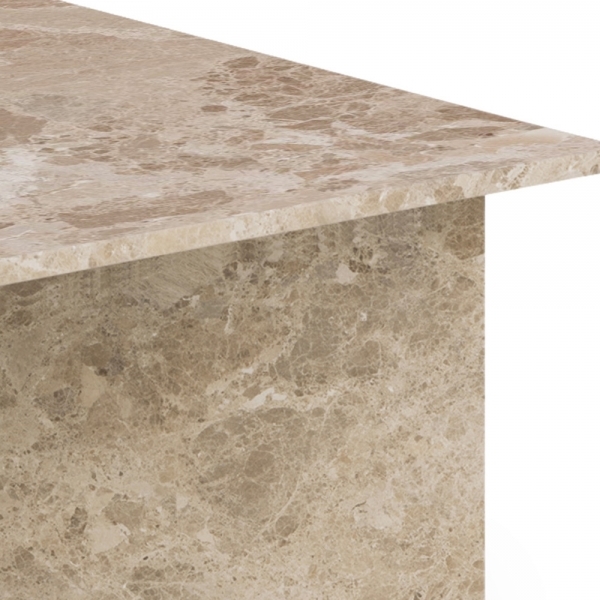 Vega Coffee Table, Latte Marble