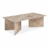 Vega Coffee Table, Latte Marble