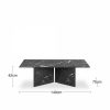 Vega Coffee Table, Onyx Black Marble