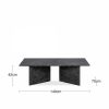 Vega Coffee Table, Storm Grey Marble