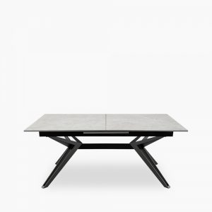 Waltham 6-10 Seat Extendable Dining Table, Grey Sintered Stone