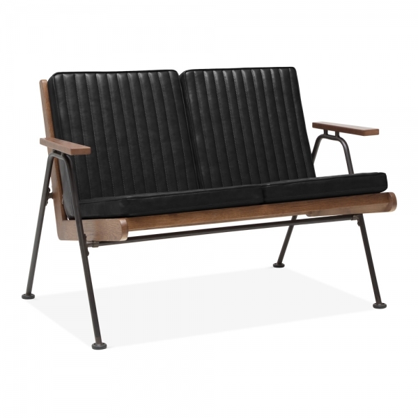 Wickham 2 Seater Sofa, Black