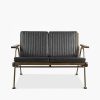 Wickham 2 Seater Sofa, Black