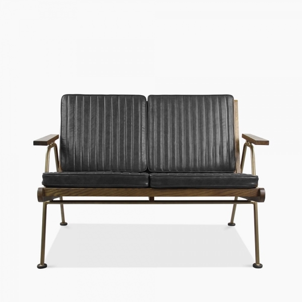 Wickham 2 Seater Sofa, Black