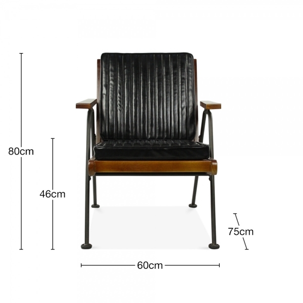 Wickham Armchair, Black
