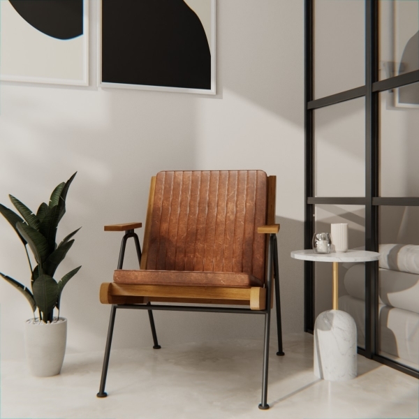 Wickham Armchair, Brown