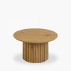 Yale Round Coffee Table, Oak