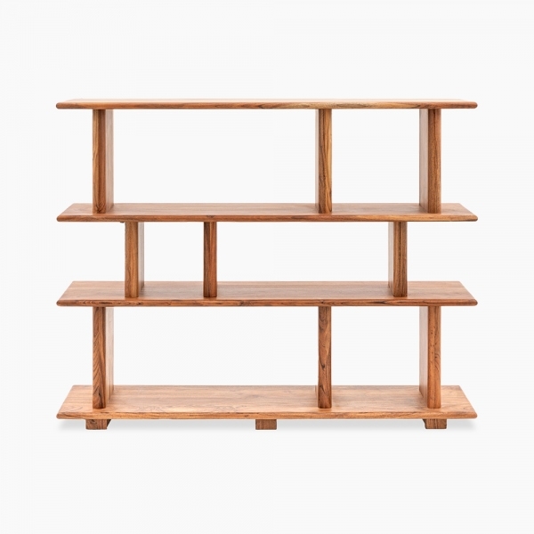 Yette Bookcase & Display Unit, Acacia Wood