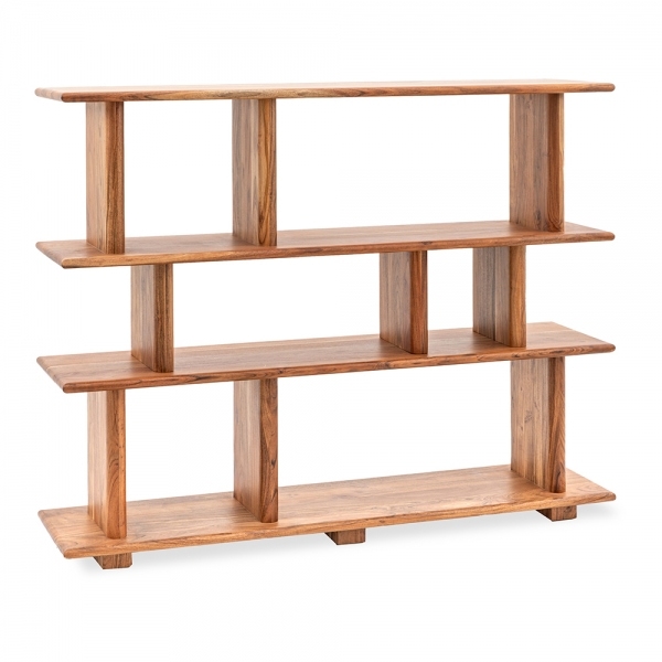 Yette Bookcase & Display Unit, Acacia Wood
