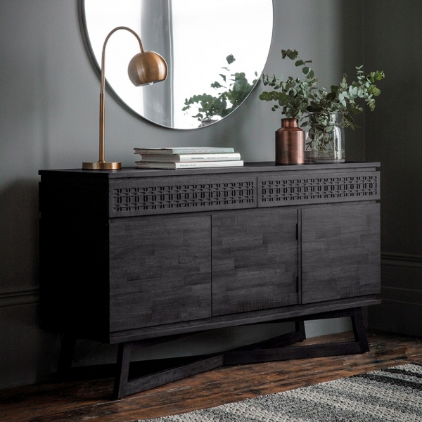Zephyr Sideboard, Black Mango Wood